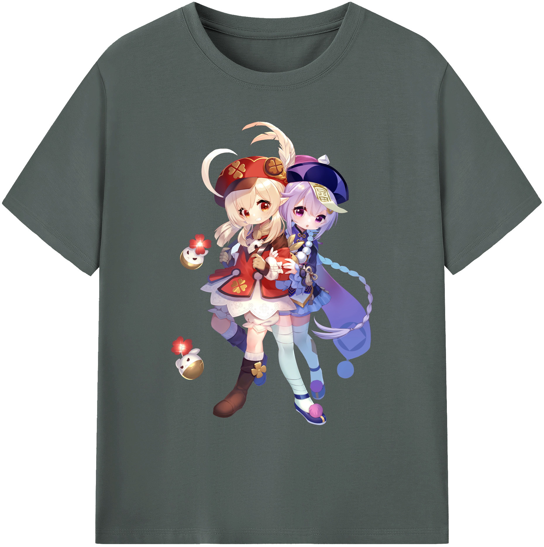 げんし神 七七 なな  genshin Nana 綿100％ メンズ半袖Tシャツ｜肌触りやわらか＆通気性